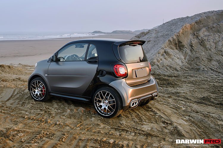 2016 - 2020 Smart Fortwo 453 BKSS Style Carbon Fiber Roof Spoiler